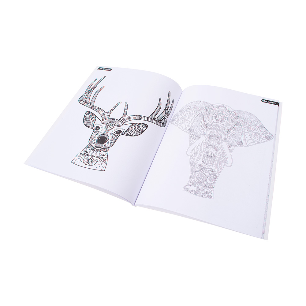 Libro para Colorear Mándalas Animales 50 Diseños Creative - Imagen 2