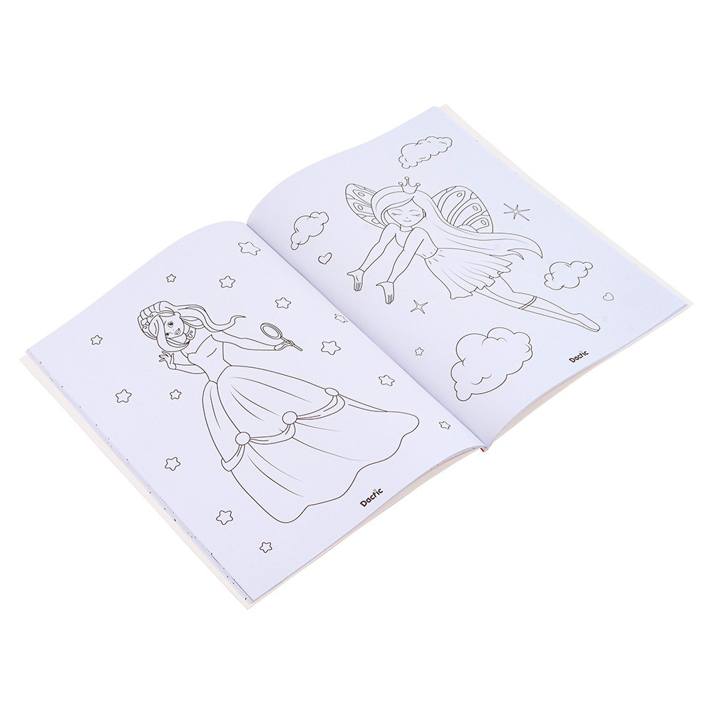Libro par Colorear Hada y Princesa 50 Diseños Dactic - Imagen 2