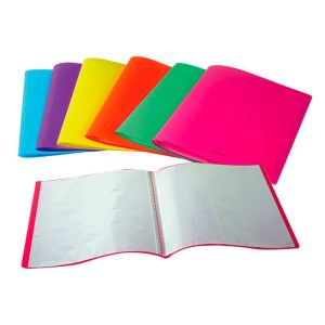 Carpeta A4 con 20 Fundas Colores Surtidos Softcolor Data Zone