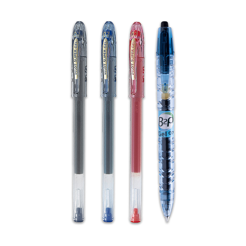 Set 3 Lápiz Super Gel 0.7mm + B2P 0.7mm Regalo Pilot - Imagen 2