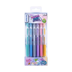 Set 6 Bolígrafos Gel Pop´lol Metálicos 0.7 mm Pilot