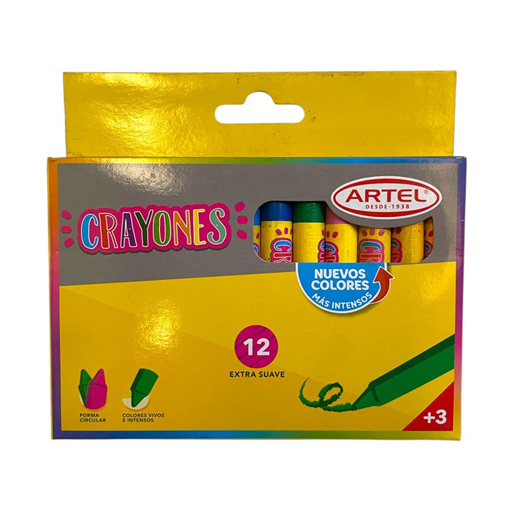 Crayones 12 Colores Artel