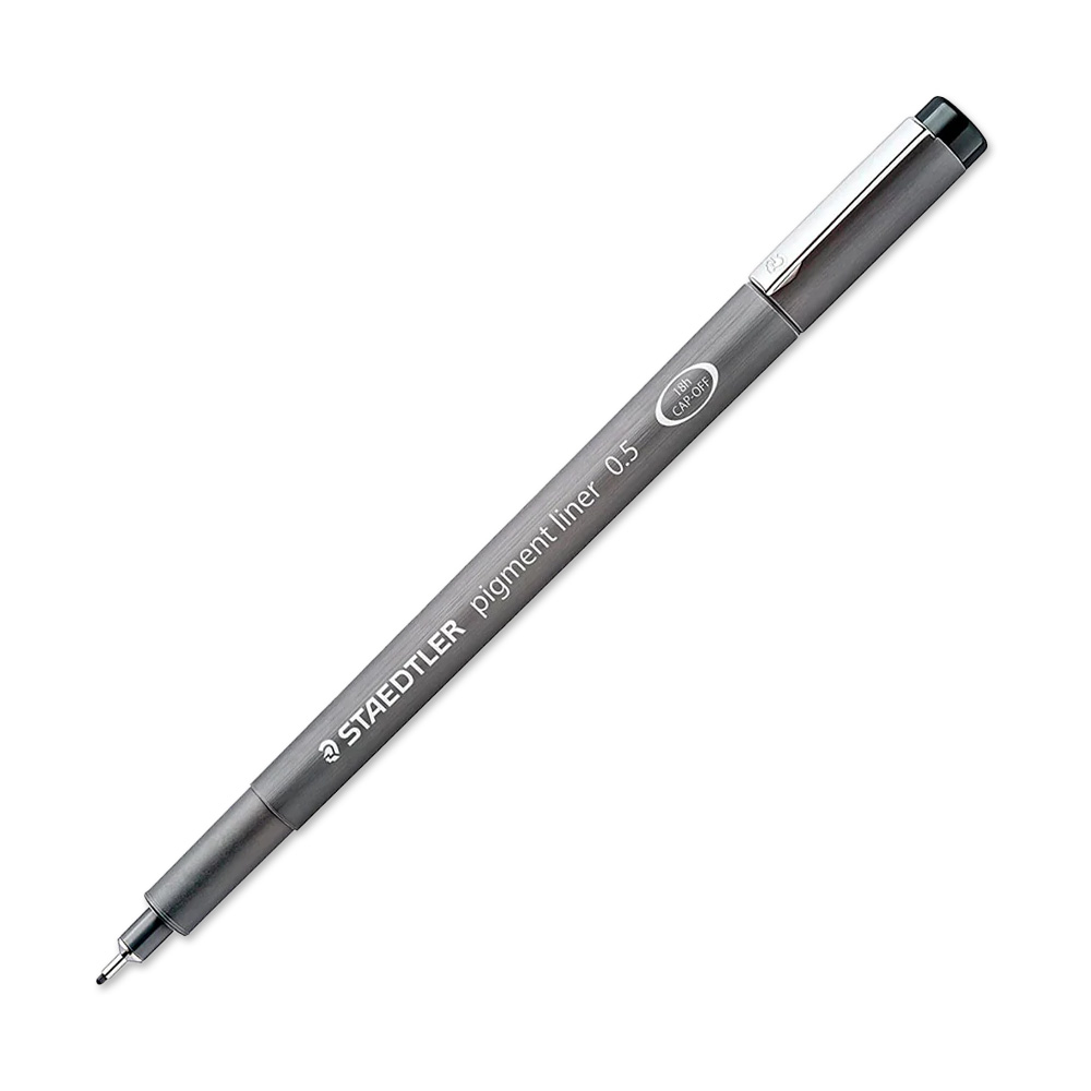 Set 4 Plumillas de Dibujo Permanente Fineliner 308 Negro Staedtler - Imagen 3