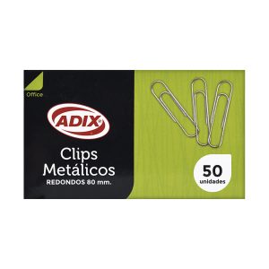 Clip Metal Punta Redonda 80 mm 50 Uds Adix