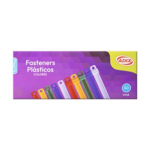 Fastener Plástico Colores 50 Uds Adix