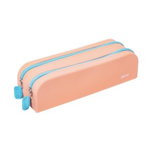 Estuche Escolar Silicona Doble Cierre Adix