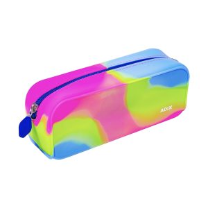 Estuche Escolar Silicona Multicolor Adix